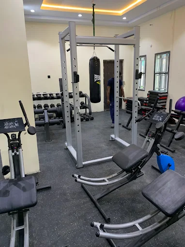 Gym floor with cable machines and equipment